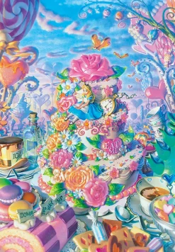 Tenyo Japan Jigsaw Puzzle Dpg500-593 Disney Alice In Sweets Land (500 S-Pieces) New