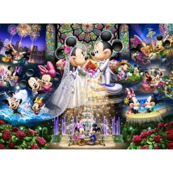 Tenyo Japan Jigsaw Puzzle D-500-430 Disney Mickey Mouse Wedding (500 Pieces) Sale