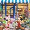 Tenyo Japan Jigsaw Puzzle D-300-258 Disney Mickey Flower Shop (300 Pieces) Store