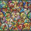 Tenyo Japan Jigsaw Puzzle D500-457 All Star Stained Glass (500 Pieces) Cheap