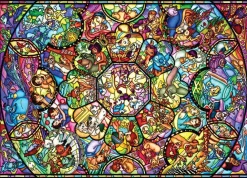 Tenyo Japan Jigsaw Puzzle D500-457 All Star Stained Glass (500 Pieces) Cheap