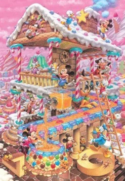 Tenyo Japan Jigsaw Puzzle D-1000-421 Disney Mickey Sweets House (1000 Pieces) Best Sale