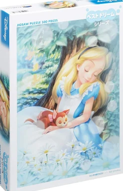 Tenyo Japan Jigsaw Puzzle D500-383 Disney Alice In Wonderland Sleeping (500 Pieces) Cheap