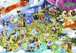 Tenyo Japan Jigsaw Puzzle D-1000-420 Disney Fantastic Europe (1000 Pieces) Best Sale