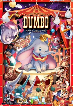 Tenyo Japan Jigsaw Puzzle D1000-040 Disney Dumbo Circus (1000 Pieces) Cheap