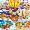 Tenyo Japan Jigsaw Puzzle D-1000-052 Disney Mickey Around The World 2020 Calendar (1000 Pieces) Shop