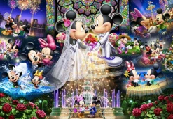 Tenyo Japan Jigsaw Puzzle Ds-1000-769 Disney Mickey Wedding Dream (1000 Pieces) Hot