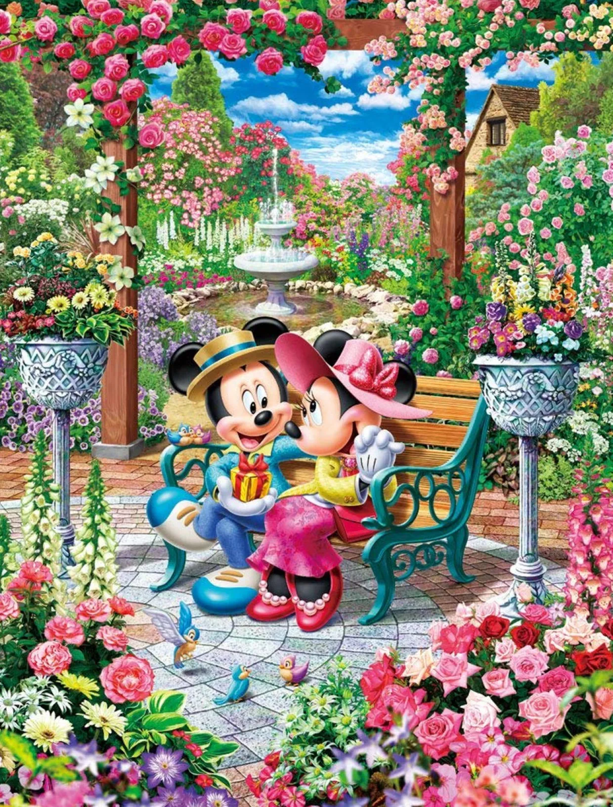 Tenyo Japan Jigsaw Puzzle Dpg-500-218 Disney Royal Garden (500 S-Pieces) Hot