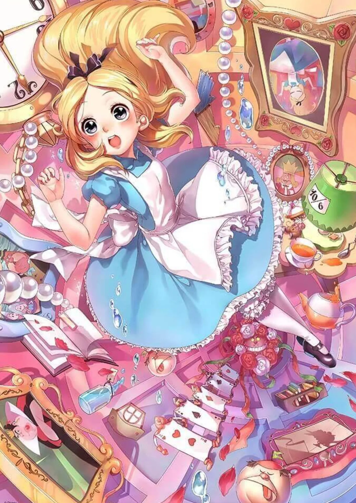 Tenyo Japan Jigsaw Puzzle Dw-1000-001 Alice In Wonderland (1000 Small Pieces) Discount