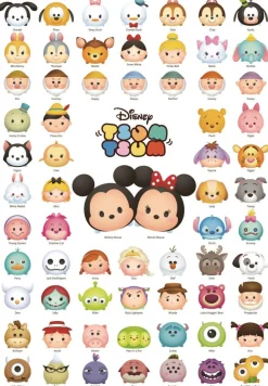 Tenyo Japan Jigsaw Puzzle D-1000-447 Disney Tsum Tsum Line Up! (1000 Pieces) Hot