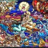 Tenyo Japan Jigsaw Puzzle Dsg-500-474 Disney Aladdin & Jasmine (500 Pieces) Clearance