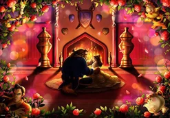 Tenyo Japan Jigsaw Puzzle Dpg-500-595 Disney Beauty And The Beast (500 S-Pieces) Fashion