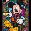 Tenyo Japan Jigsaw Puzzle Dsg-266-955 Disney Mickey & Friends Stained Glass (266 Pieces) Fashion