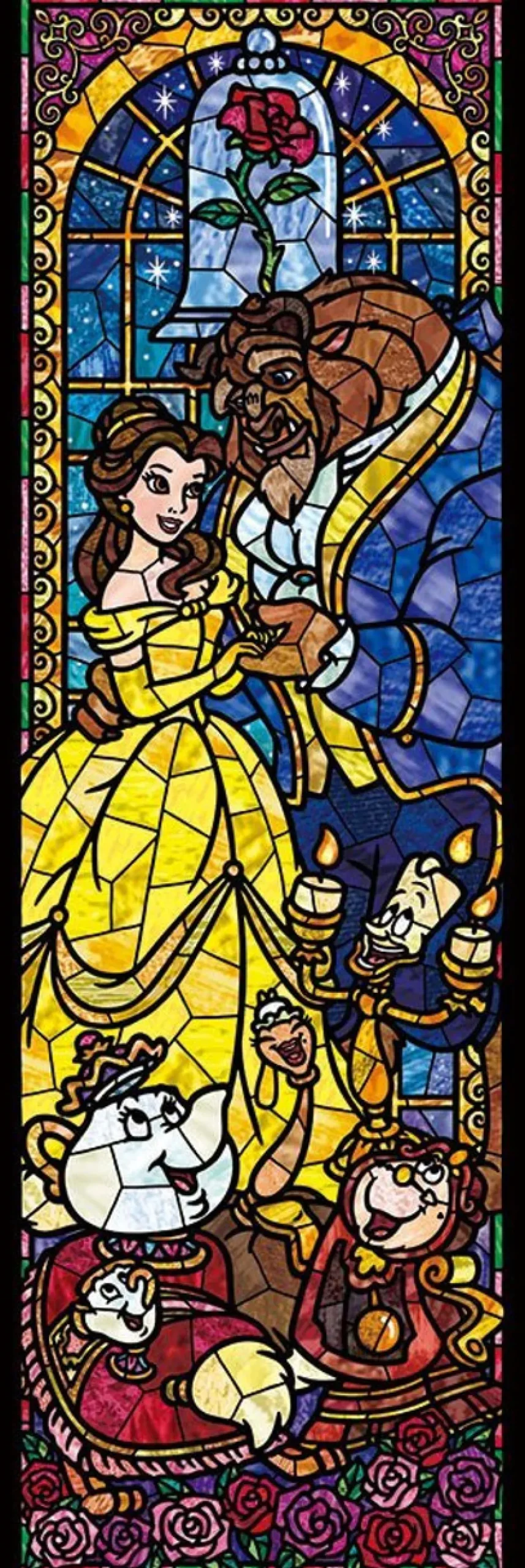 Tenyo Japan Jigsaw Puzzle Dsg-456-732 Disney Beauty And The Beast (456 Small Pieces) New