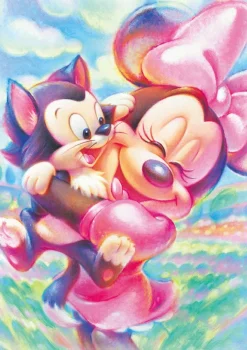 Tenyo Japan Jigsaw Puzzle Dsg-266B-789 Disney Minnie Mouse & Figaro (266 Pieces) Shop