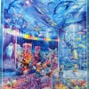 Tenyo Japan Jigsaw Puzzle D1000-029 Glows In The Dark Disney Night Aquarium (1000 Pieces) Hot