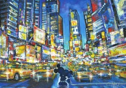 Tenyo Japan Jigsaw Puzzle Ds1000-775 Disney You, Me And The City Stained Glass (1000 Pieces) Best Sale
