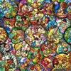 Tenyo Japan Jigsaw Puzzle D-2000-603 Disney All Star Stained Glass (2000 Pieces) Best Sale
