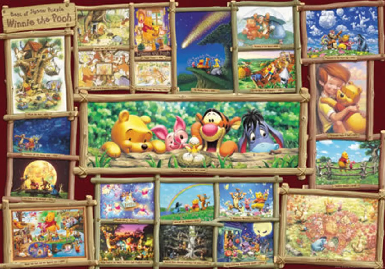 Tenyo Japan Jigsaw Puzzle Dw-1000-394 Disney Winnie-The-Pooh (1000 Pieces) Best