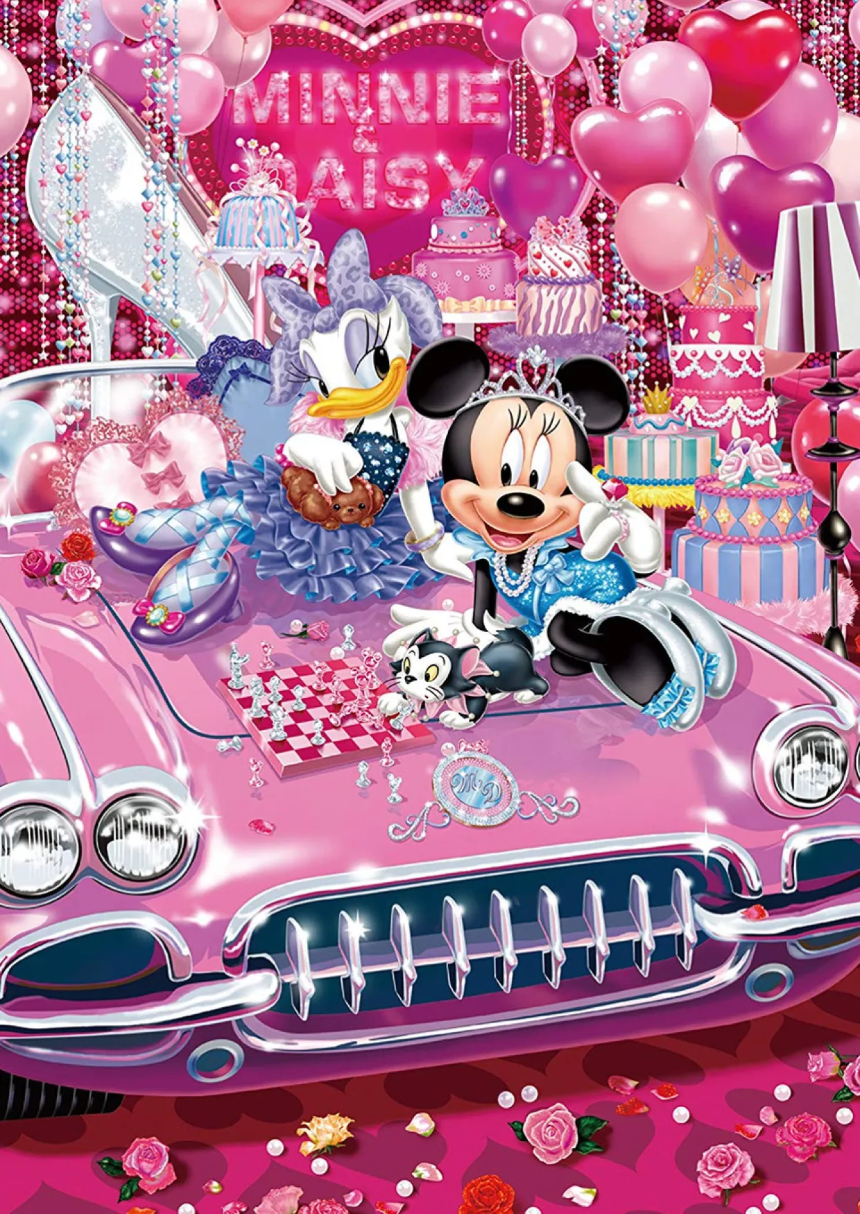 Tenyo Japan Jigsaw Puzzle Dw1000-415 Disney Girl's Party (1000 S-Pieces) Sale