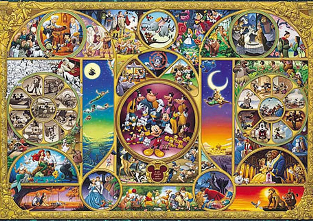 Tenyo Japan Jigsaw Puzzle Dw-1000-260 Disney Character World (1000 Pieces) Sale
