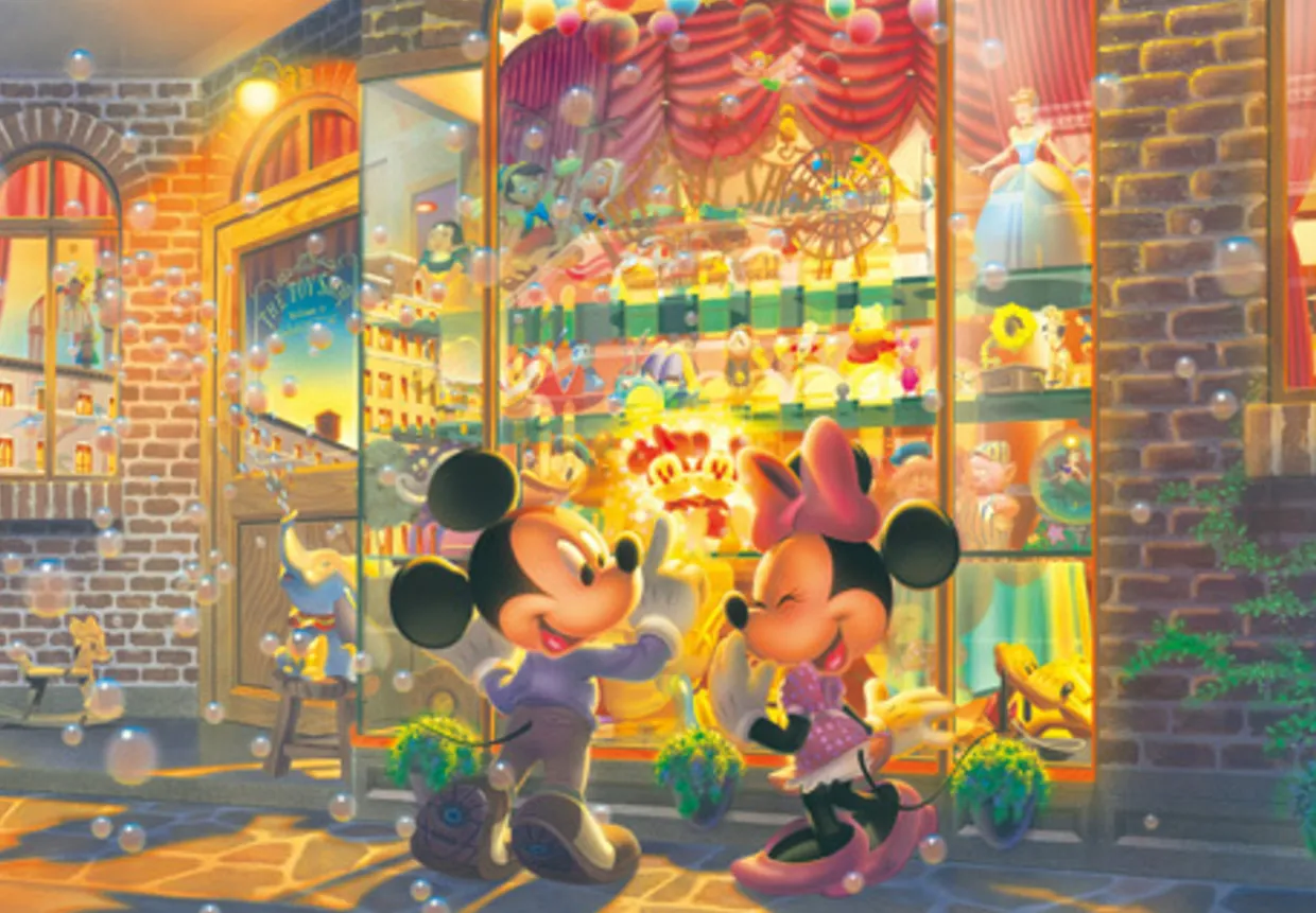 Tenyo Japan Jigsaw Puzzle Dsg-500-423 Disney Mickey Minnie Toy Shop (500 Pieces) Shop
