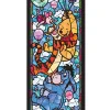 Tenyo Japan Jigsaw Puzzle Dsg456-722 Disney Winnie The Pooh Stained Glass (456 Pieces) New