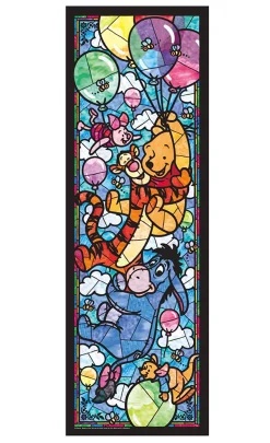 Tenyo Japan Jigsaw Puzzle Dsg456-722 Disney Winnie The Pooh Stained Glass (456 Pieces) New