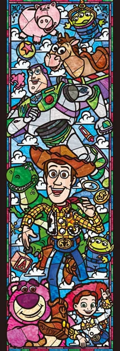 Tenyo Japan Jigsaw Puzzle Dsg456-719 Disney Toy Story Stained Glass (456 Pieces) Best