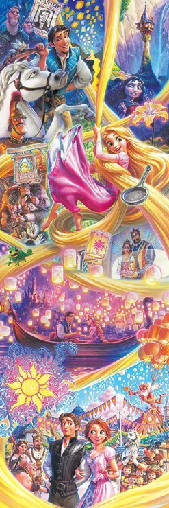 Tenyo Japan Jigsaw Puzzle Dg456-728 Disney Tangled (456 Pieces) Clearance