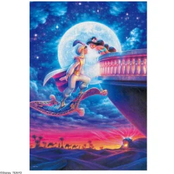 Tenyo Japan Jigsaw Puzzle D1000-042 Glow In The Dark Disney Aladdin Moonlight Romance (1000 Pieces) Shop