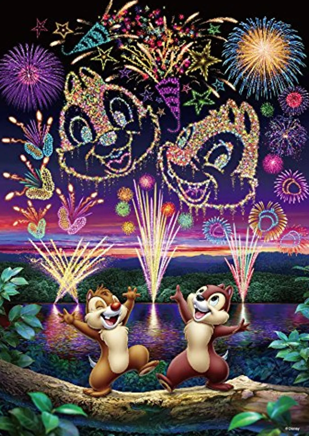 Tenyo Japan Pure White Jigsaw Puzzle Dpg-266-573 Disney Chip 'N Dale (266 Pieces) Clearance