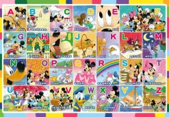 Tenyo Jigsaw Puzzle Disney Let's Play Abc With Mickey (All Characters) (52 Pieces) Child Puzzle Best Sale