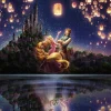 Tenyo Jigsaw Puzzle Disney Tangled The Future On The Lake (1000 Pieces) New