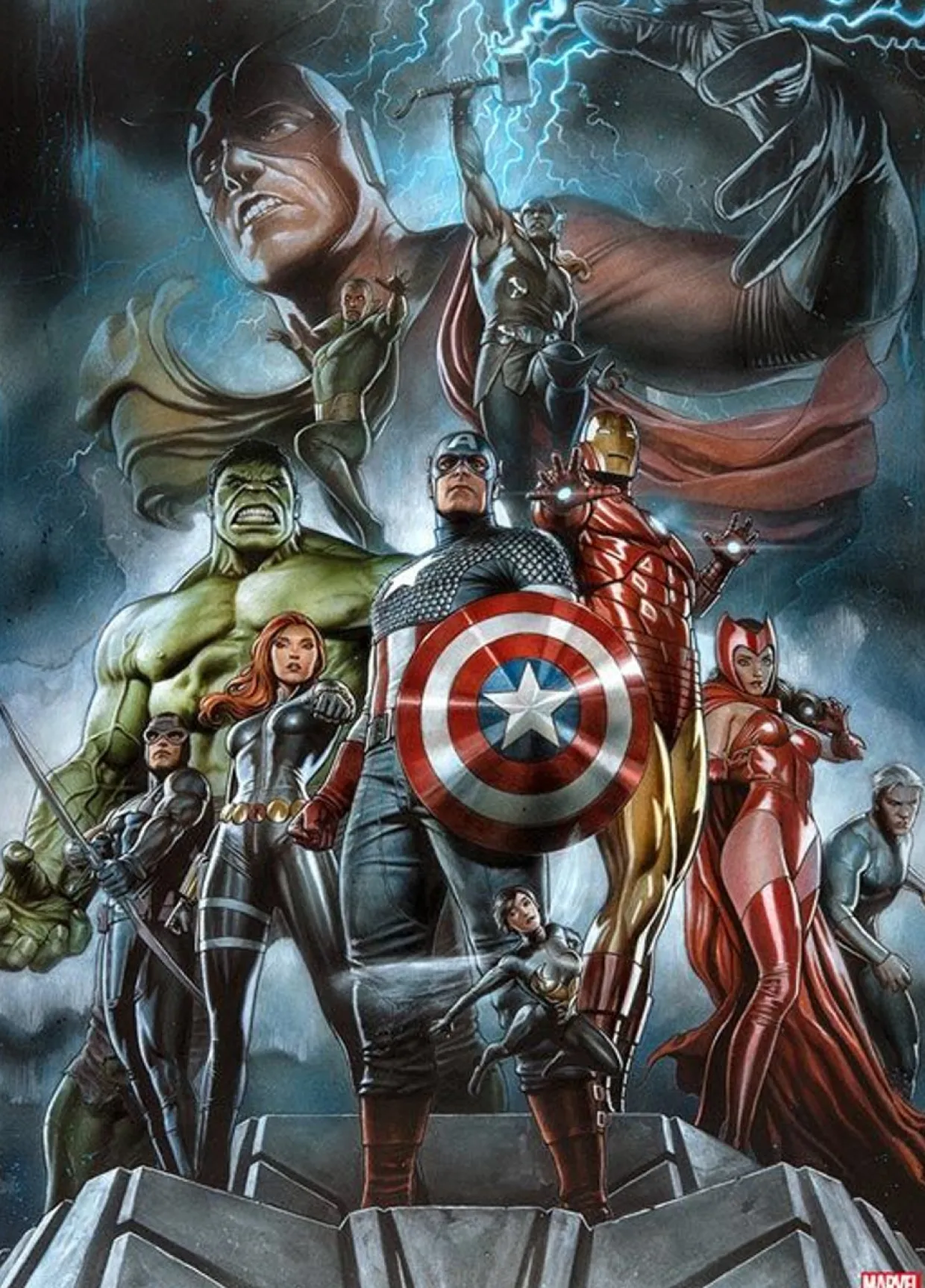 Tenyo Rpg-1000-634 Jigsaw Puzzle Marvel The Avengers : Earth's Mightiest Heroes (1000 S-Pieces) Online