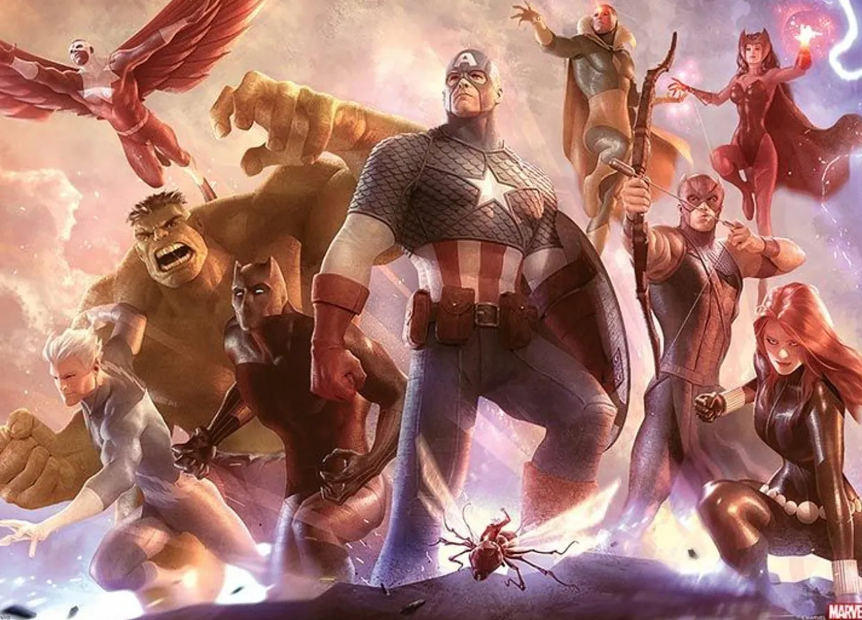 Tenyo Rpg-1000-633 Jigsaw Puzzle Marvel Avengers Team Cap (1000 S-Pieces) Sale