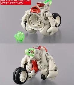Online Wave Kumamaru Raccoon 2P Color (Clear Red) Plastic Model