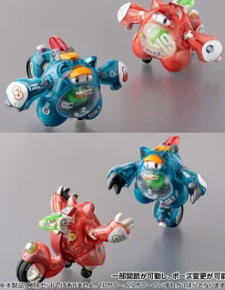 Online Wave Kumamaru Raccoon 2P Color (Clear Red) Plastic Model