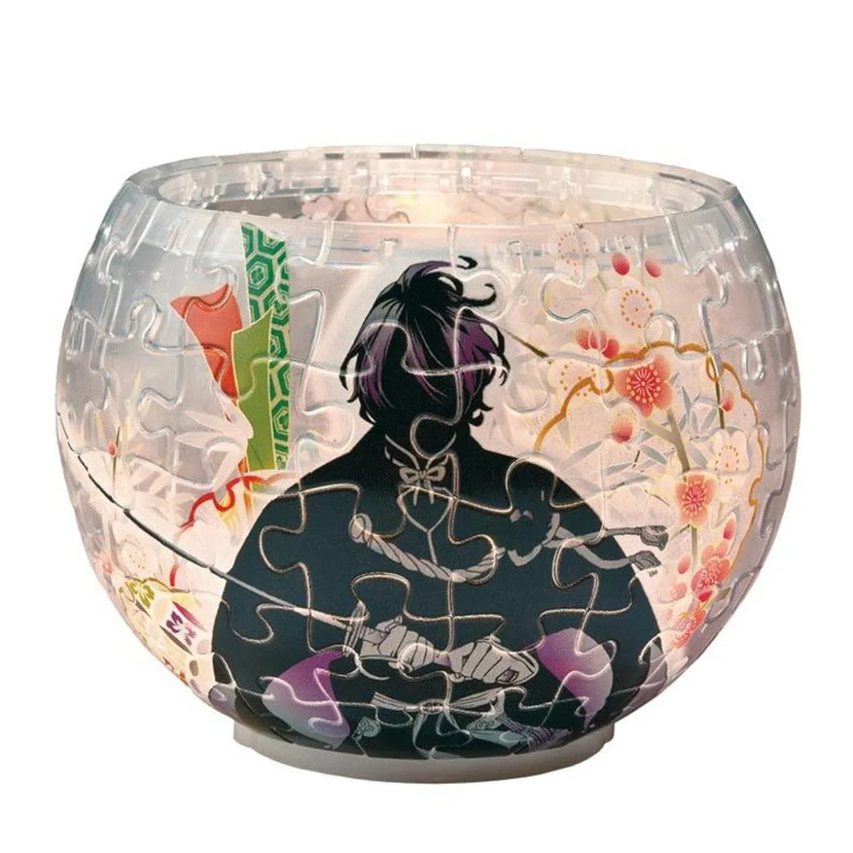 Yanoman 2201-38 3D Led Lamp Shade Puzzle Touken Ranbu - Kasen Kanesada (80 Pieces) Cheap
