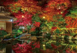 Yanoman 01-2084 Jigsaw Puzzle Kudara Temple Garden In Autumn Shiga Japan (108 L-Pieces) Best