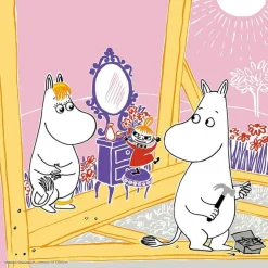 Yanoman 36-01 Jigsaw Puzzle Moomins Favorite Mirror Table ( Square Puzzle) (306 Pieces) Flash Sale