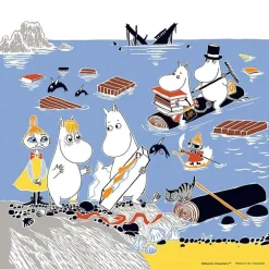 Yanoman 36-03 Jigsaw Puzzle Moomins Things In The Sea (Square Puzzle) (306 Pieces) Best Sale