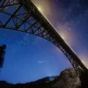 Yanoman 05-1073 Jigsaw Puzzle Seiun Bridge And Amano River, Meteor In Miyazaki (500 Pieces) Store