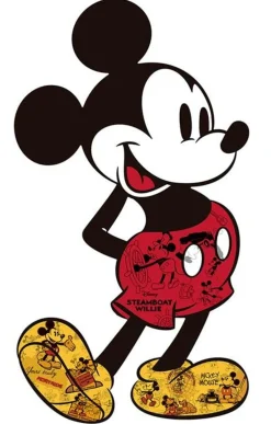 Yanoman 31-01 Jigsaw Puzzle Silhouette Mickey & Friends Mickey Mouse (258 Pieces) Online