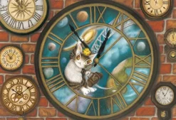Yanoman 03-943 Jigsaw Puzzle Wachifield Upside Down Large Clock (300 Pieces) Best Sale