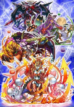 Yanoman 62-13 Prism Art Jigsaw Incoming Demon Army Puzzle & Dragons (216 Pieces) Shop