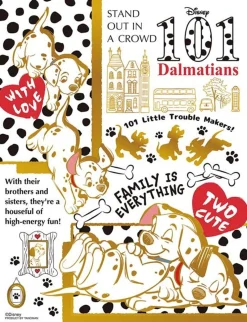 Yanoman Jigsaw Puzzle Colorful Gold Disney 101 Dalmatians (300 S-Pieces) Cheap