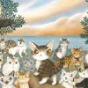 Yanoman Jigsaw Puzzle World Kitten Conference Wachifield (300 Pieces) Cheap
